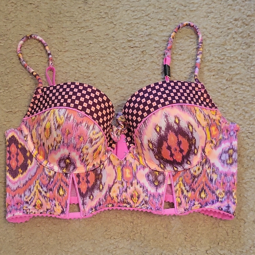 Victoria's Secret Pink and Purple Underwire Bra